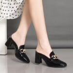 CS506 : High-heeled half-toe shoes