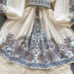 European-style small dress for women, design, printed, slim-fitting (5)