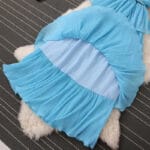 French niche design, elegant V-neck cake dress