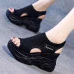 CS004 : Women's fashion sandals fairy style summer new thick-soled high-heeled