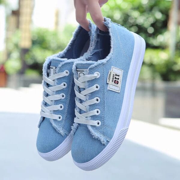 Canvas shoes for students casual versatile flat bottom versatile niche