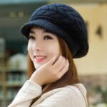 Winter duckbill ear protection wool hats for women (5)