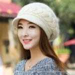 Winter duckbill ear protection wool hats for women (5)