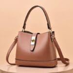 High-end stylish crossbody versatile ins bucket bag (4)