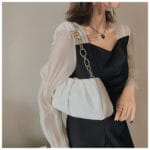 Korean style all-match pleated bag